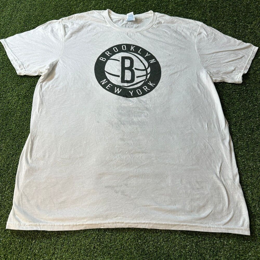 Fanatics Kevin Durant 7 Brooklyn Nets Men XL White T Shirt NWOT Stains